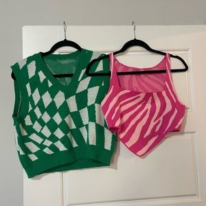 FUNKY KNIT CROP TOP BUNDLE